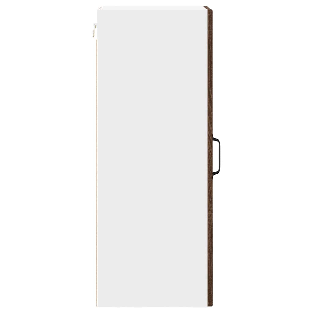 vidaXL Ντουλάπα Κουζίνας με ράφι 2 pcs Καφέ δρυς 30 x 31 x 80 εκ.