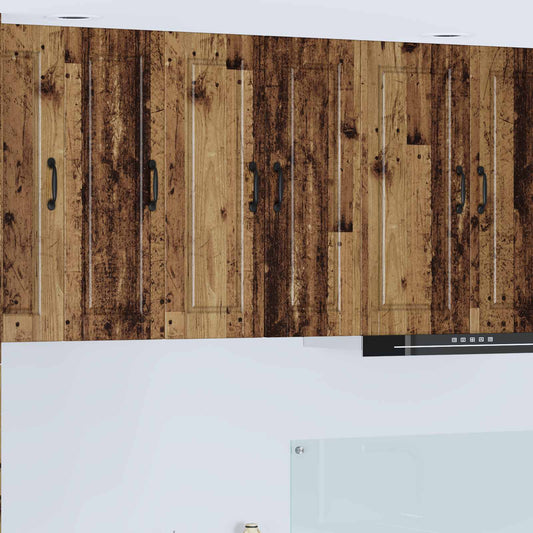 vidaXL Ντουλάπα Τοίχου PORTO 2 pcs Παλιό ξύλο 30 x 31 x 80 εκ.