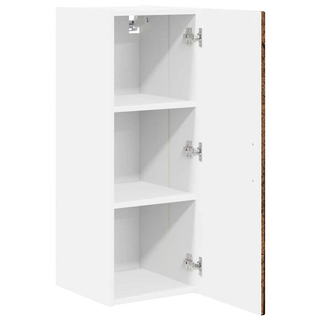 vidaXL Ντουλάπα Κουζίνας με ράφι 2 pcs Παλιό ξύλο 30 x 31 x 80 εκ.