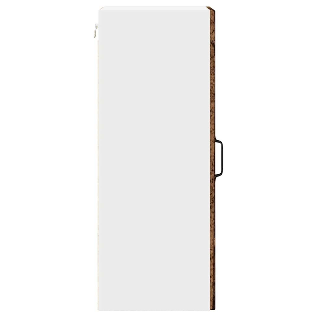 vidaXL Ντουλάπα Κουζίνας με ράφι 2 pcs Παλιό ξύλο 30 x 31 x 80 εκ.