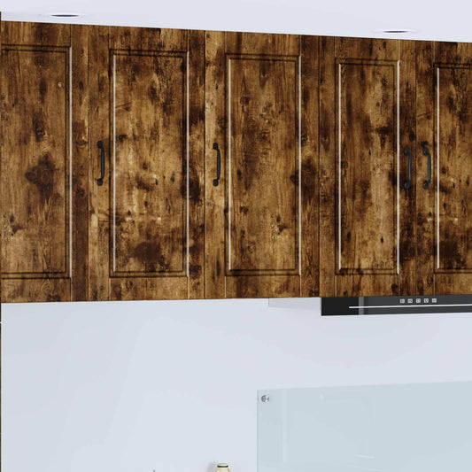 vidaXL Ντουλάπα Τοίχου PORTO Καπνιστό Δρύς 40 x 31 x 80 εκ.