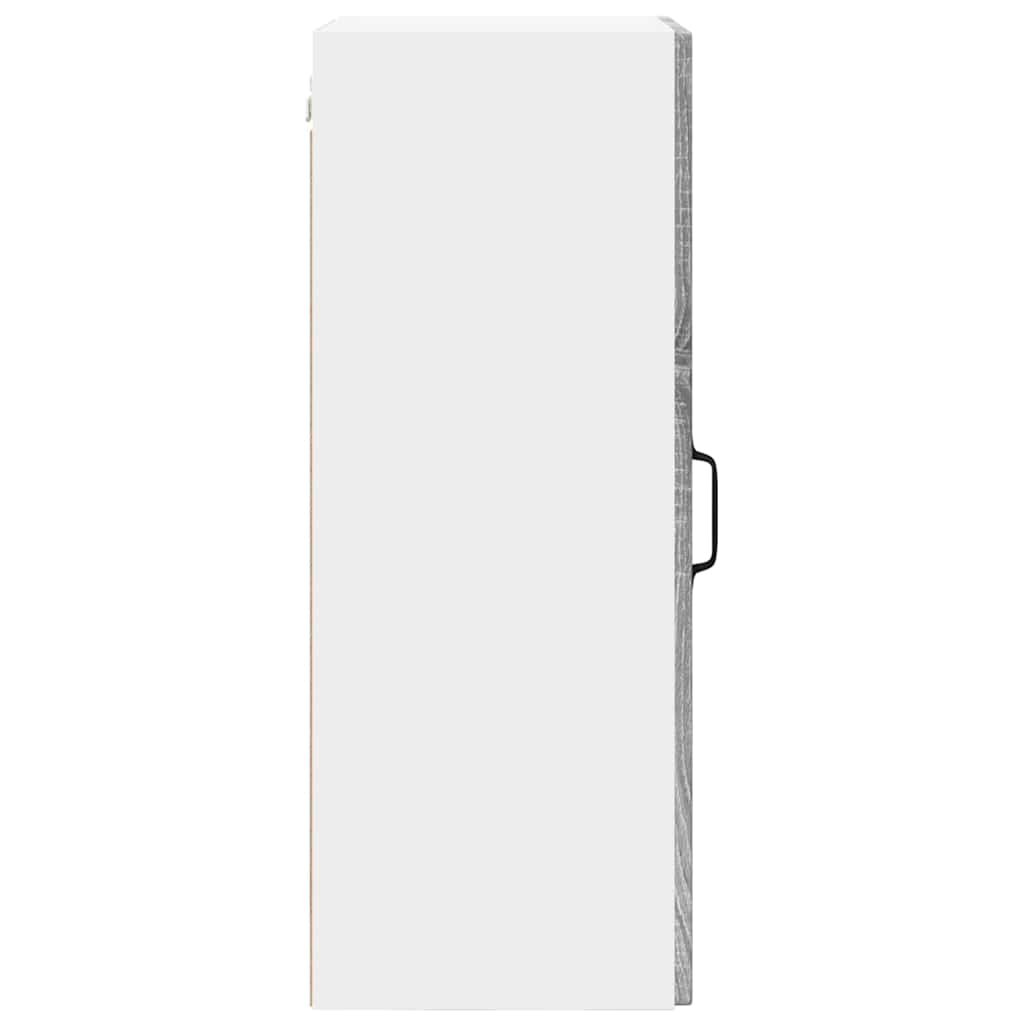 vidaXL Ντουλάπα Κουζίνας με ράφι Γκρίζο Σονομα 40 x 31 x 80 εκ.