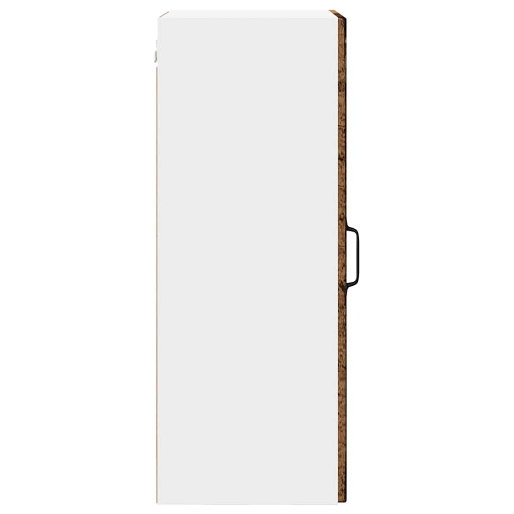 vidaXL Ντουλάπα Κουζίνας με ράφι Επιτοίχιο Παλιό ξύλο 40 x 31 x 80 εκ.