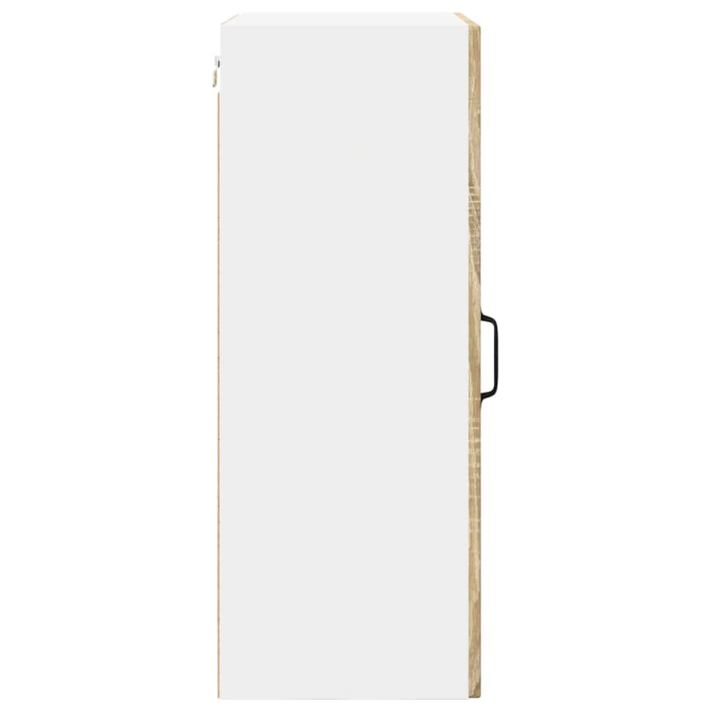 vidaXL Ντουλάπα Κουζίνας με ράφι με πόρτα Δρύς Sonoma 50 x 31 x 80 εκ.