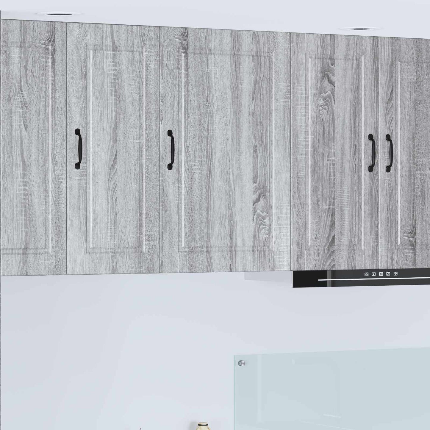 vidaXL Κρεμαστό ντουλάπι κουζίνας Γκρίζο Σονομα 50 x 31 x 80 εκ.