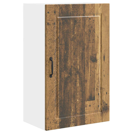 vidaXL Ντουλάπα Κουζίνας με ράφι Επιτοίχιο Παλιό ξύλο 50 x 31 x 80 εκ.