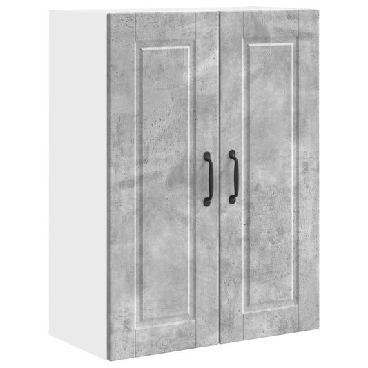 vidaXL Ντουλάπα Κουζίνας με ράφι Σκυρόδεμα Γκρι 60 x 31 x 80 εκ.