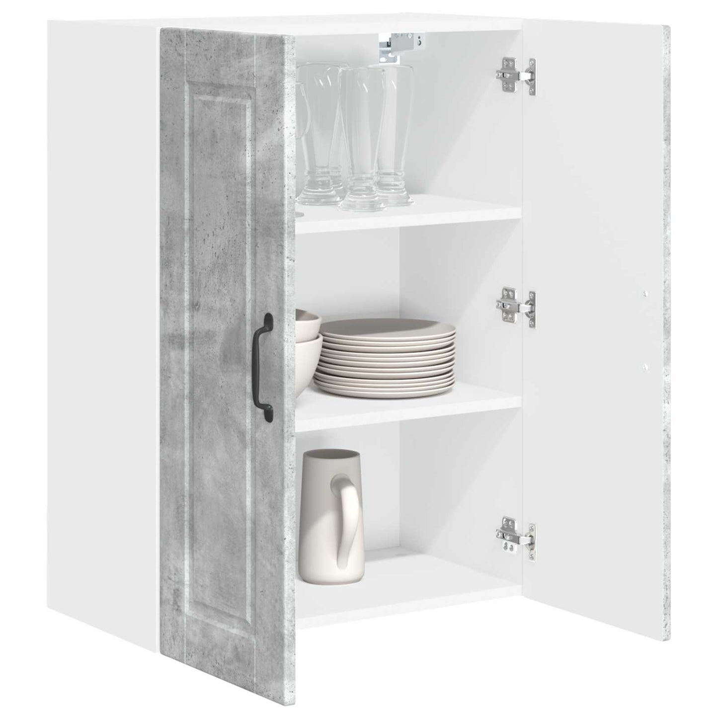 vidaXL Ντουλάπα Κουζίνας με ράφι Σκυρόδεμα Γκρι 60 x 31 x 80 εκ.