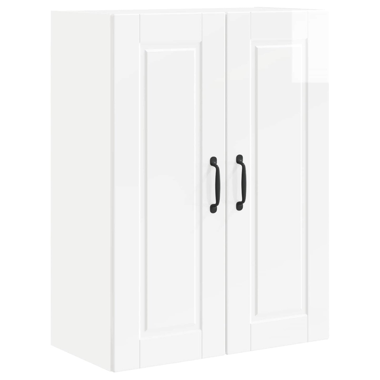 vidaXL Ντουλάπα Κουζίνας Υψηλής γυαλάδας λευκό 60 x 31 x 80 εκ.