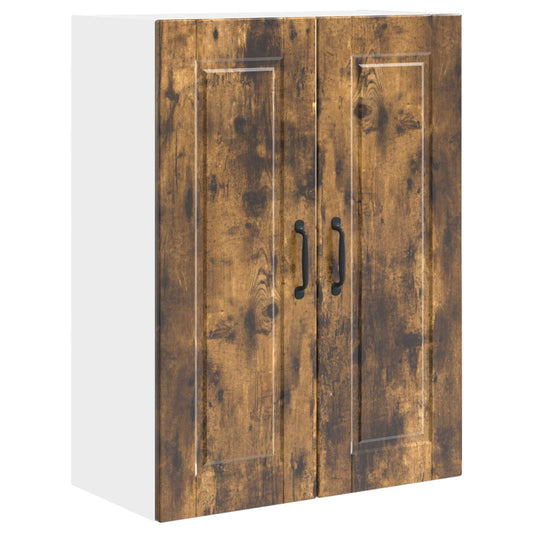 vidaXL Ντουλάπα Κουζίνας με ράφι Καπνιστό Δρύς 60 x 31 x 80 εκ.