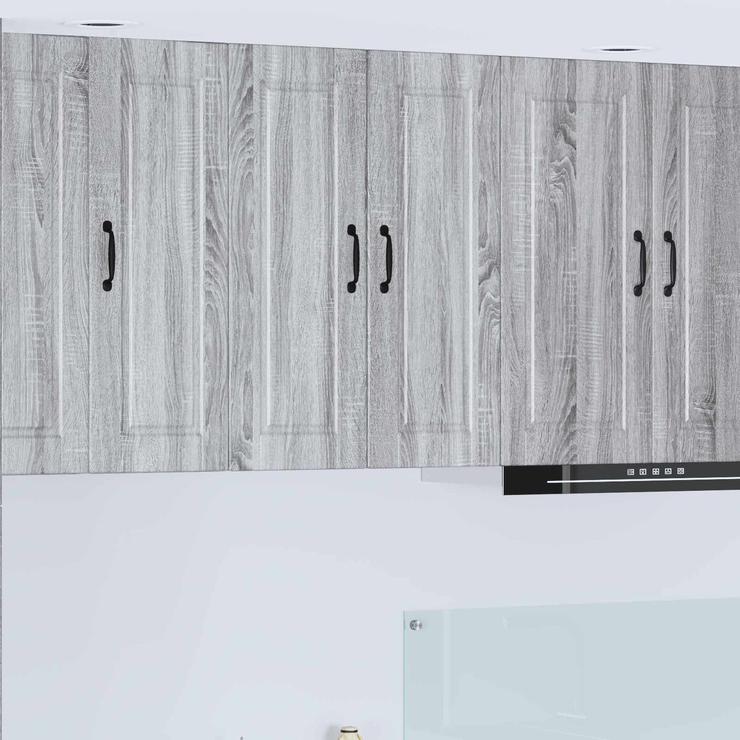 vidaXL Ντουλάπα Κουζίνας με ράφι Γκρίζο Σονομα 60 x 31 x 80 εκ.