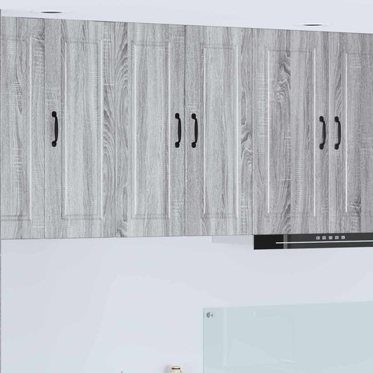 vidaXL Ντουλάπα Κουζίνας με ράφι Γκρίζο Σονομα 60 x 31 x 80 εκ.