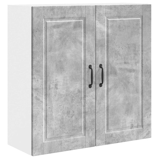 vidaXL Ντουλάπα Κουζίνας με ράφι Σκυρόδεμα Γκρι 80 x 31 x 80 εκ.