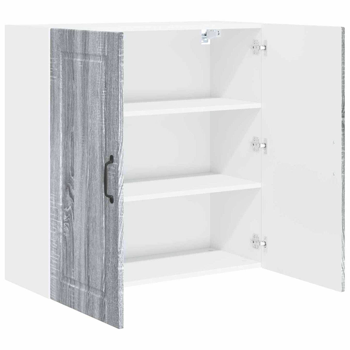 vidaXL Ντουλάπα Κουζίνας με ράφι Γκρίζο Σονομα 80 x 31 x 80 εκ.