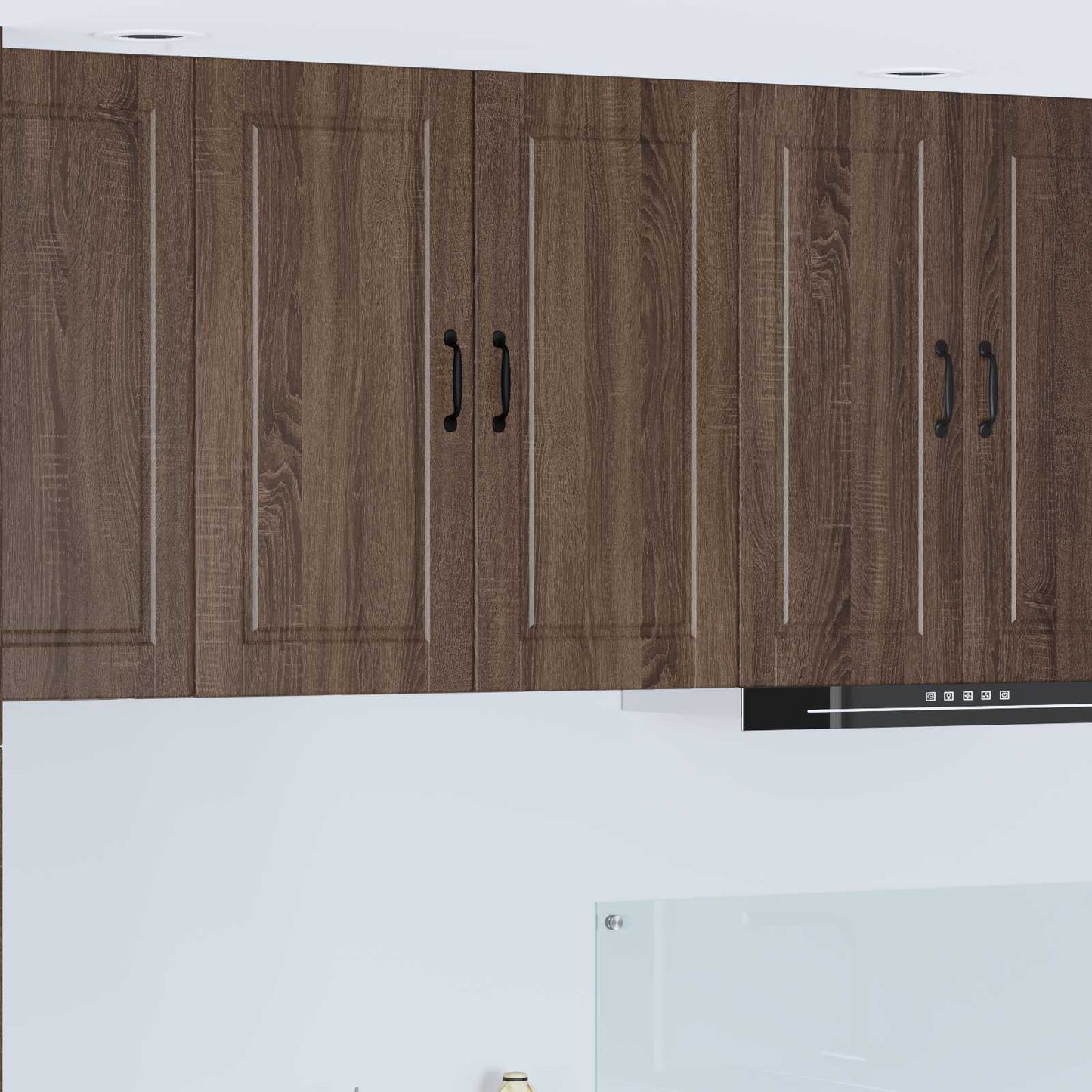 vidaXL Ντουλάπα Κουζίνας Καφέ δρυς 80 x 31 x 80 εκ. Επεξεργασμένο ξύλο