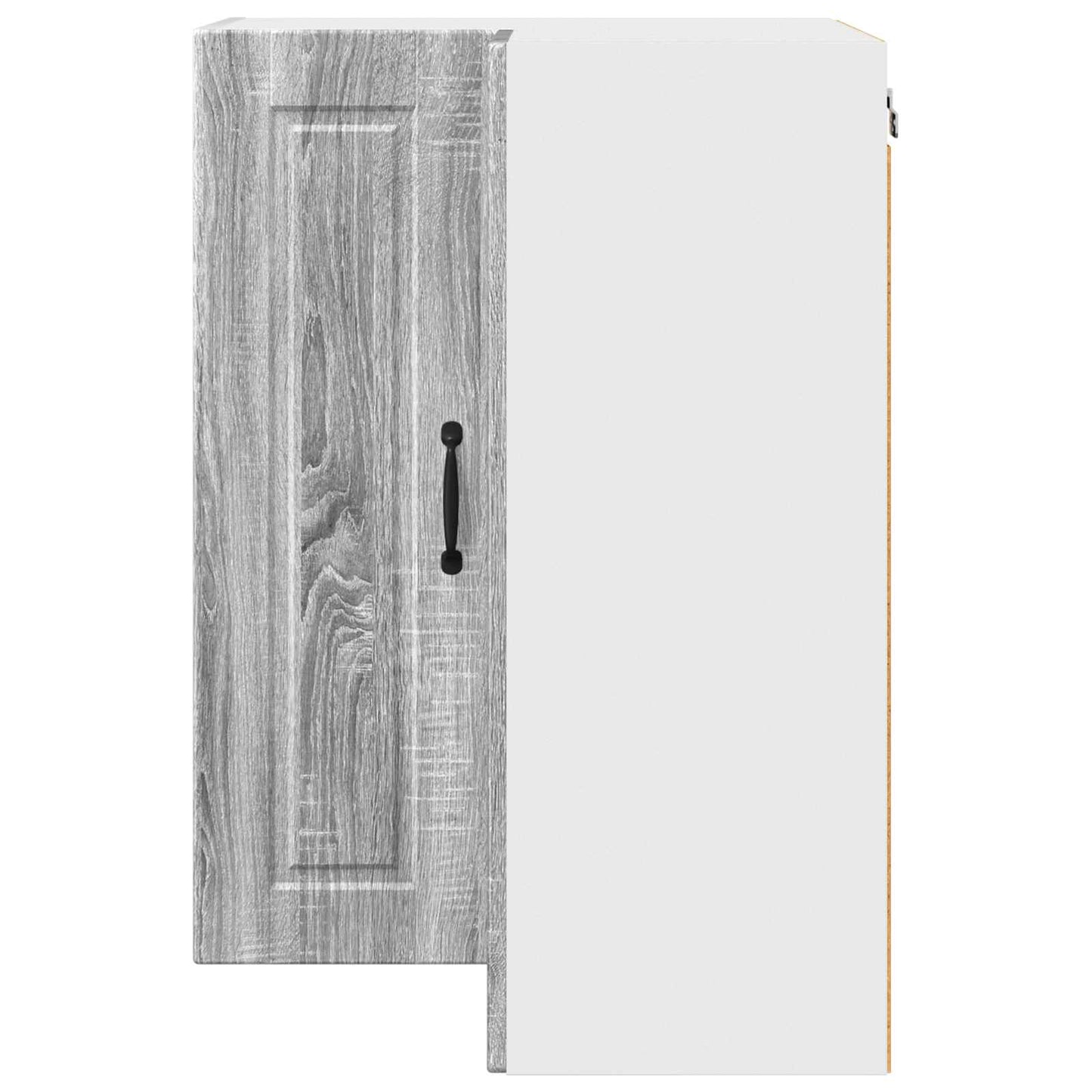 vidaXL Ντουλάπα Κουζίνας με ράφι Γκρίζο Σονομα 57 x 57 x 80 εκ.