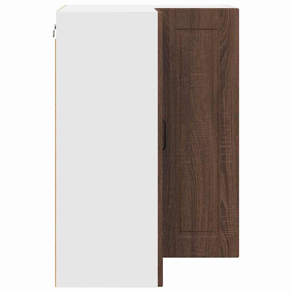 vidaXL Ντουλάπα Κουζίνας Καφέ δρυς 57 x 57 x 80 εκ. Επεξεργασμένο ξύλο