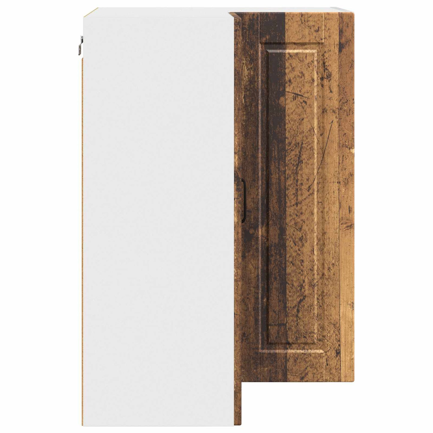 vidaXL Ντουλάπα Κουζίνας με ράφι Επιτοίχιο Παλιό ξύλο 57 x 57 x 80 εκ.