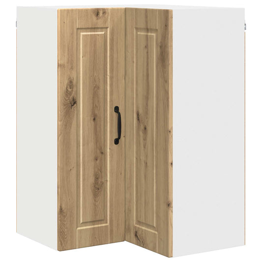 vidaXL Ντουλάπα Κουζίνας με ράφι με πόρτα Artisan Oak 57 x 57 x 80 εκ.