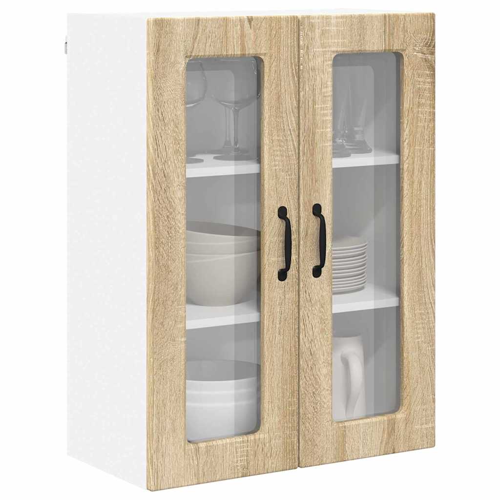 vidaXL Ντουλάπα Κουζίνας με ράφι με πόρτα Δρύς Sonoma 60 x 31 x 80 εκ.