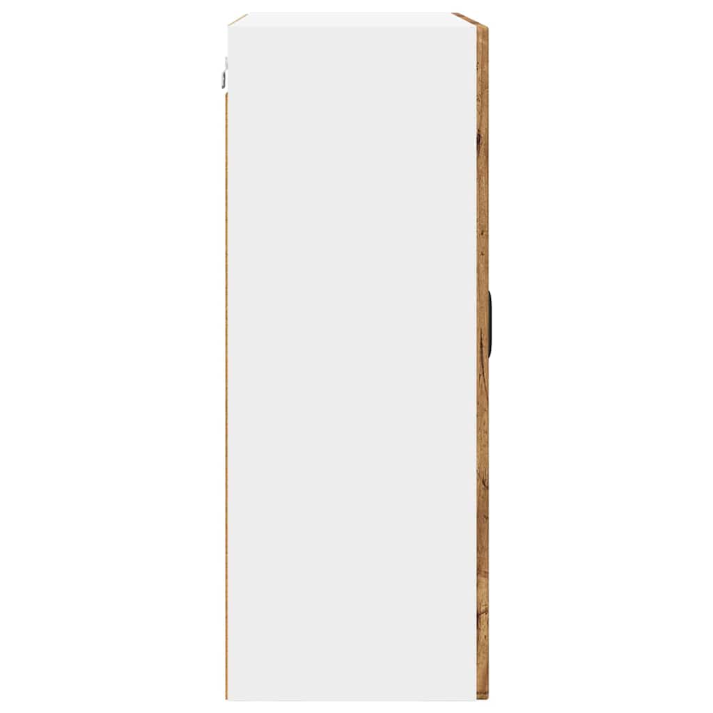 vidaXL Ντουλάπα Κουζίνας με ράφι Επιτοίχιο Παλιό ξύλο 60 x 31 x 80 εκ.