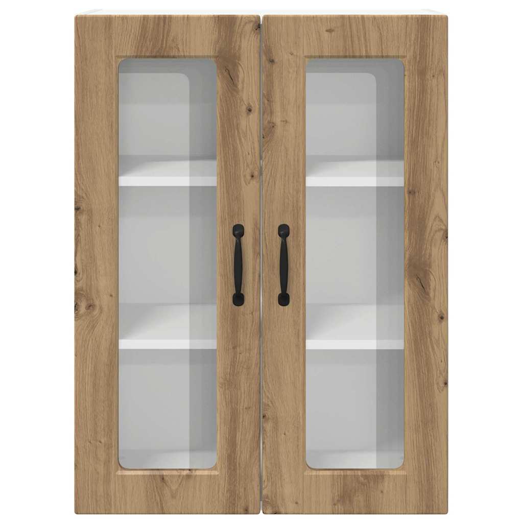 vidaXL Ντουλάπα Κουζίνας με ράφι με πόρτα Artisan Oak 60 x 31 x 80 εκ.