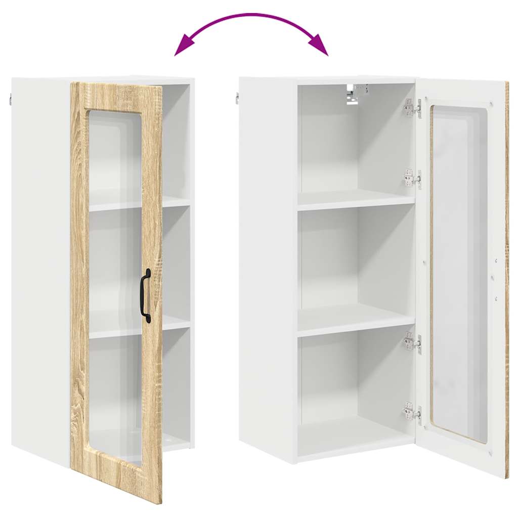 vidaXL Ντουλάπα Κουζίνας με ράφι Δρύς Sonoma 40 x 31 x 100 εκ.