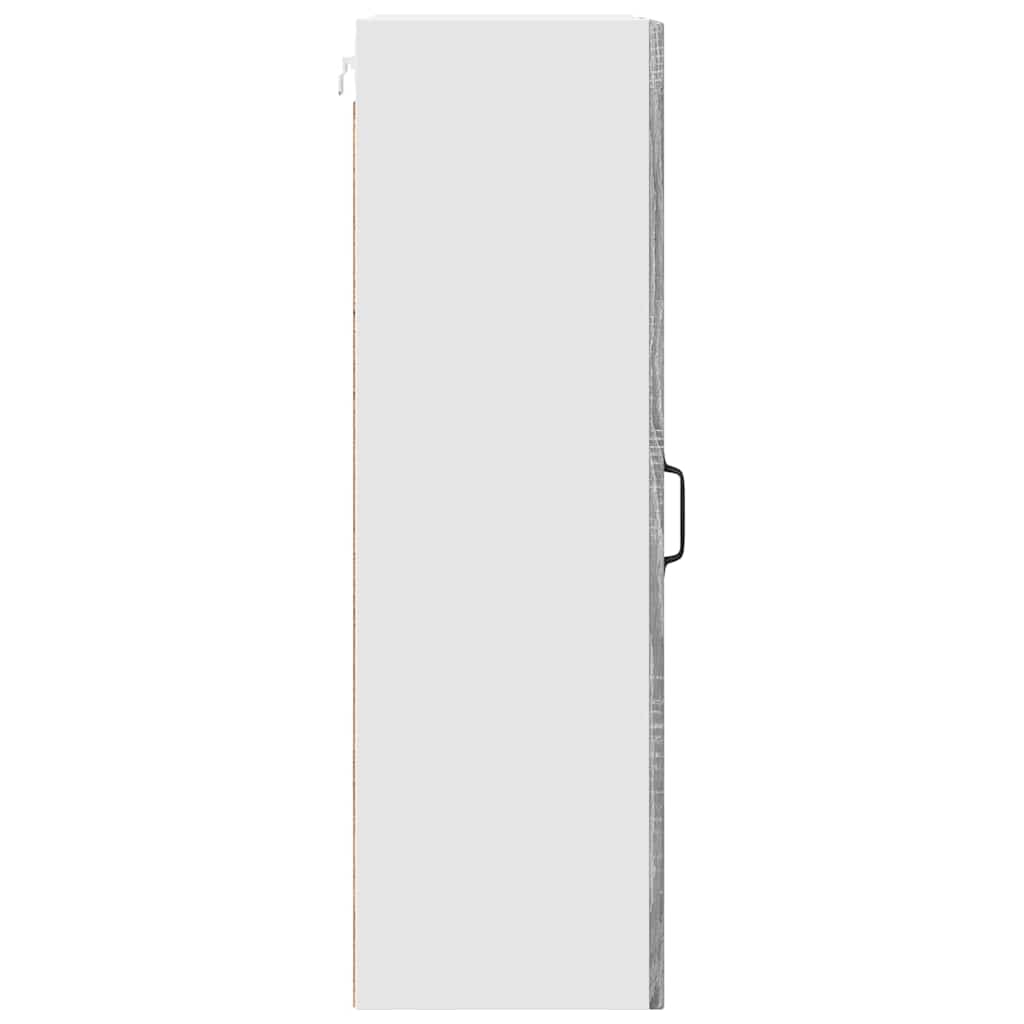 vidaXL Ντουλάπα Κουζίνας με ράφι Γκρίζο Σονομα 30 x 31 x 100 εκ.