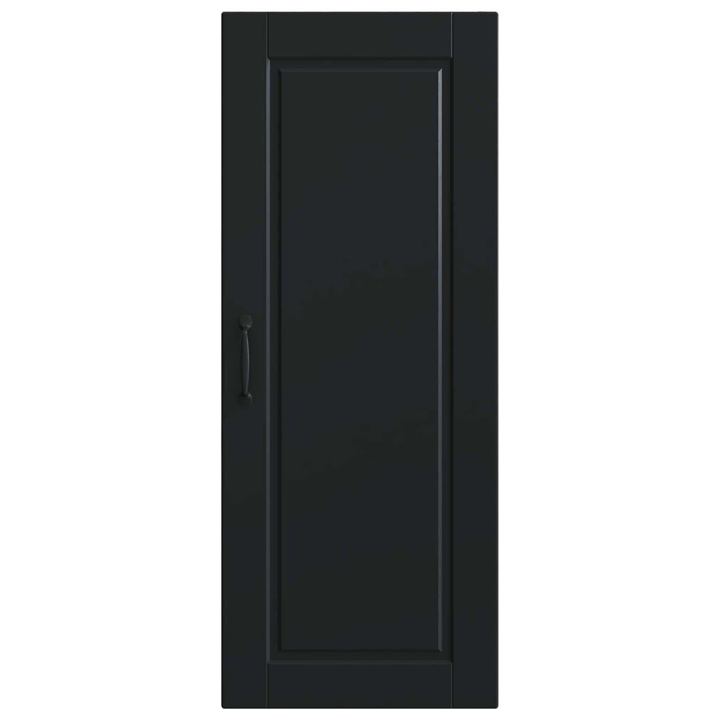 vidaXL Κρεμαστό ντουλάπι κουζίνας με ράφι Μαύρο 40 x 31 x 100 εκ.