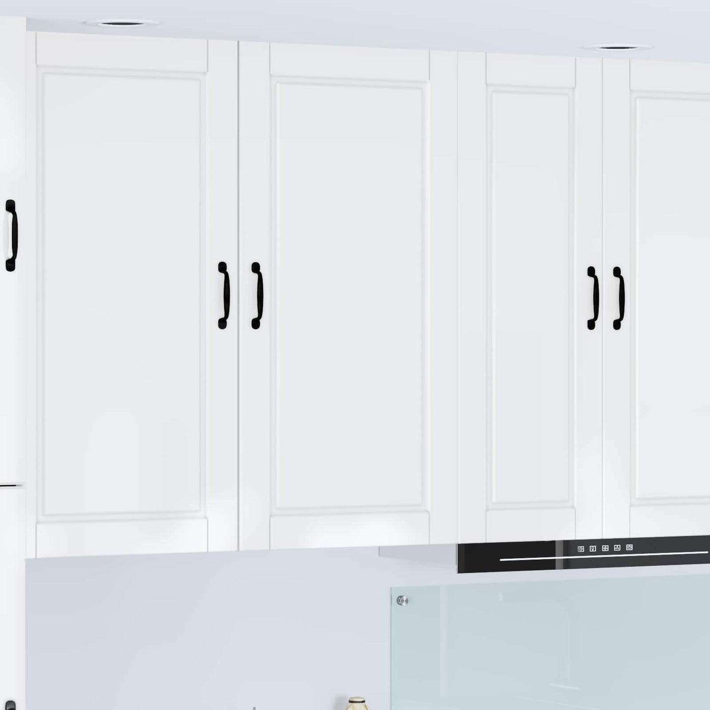 vidaXL Ντουλάπα Κουζίνας Υψηλής γυαλάδας λευκό 50 x 31 x 100 εκ.