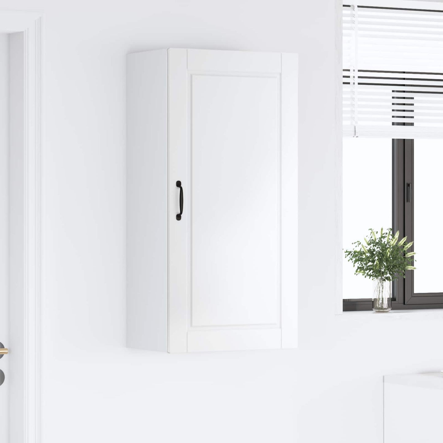 vidaXL Ντουλάπα Κουζίνας Υψηλής γυαλάδας λευκό 50 x 31 x 100 εκ.