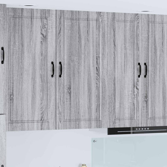 vidaXL Ντουλάπα Κουζίνας με ράφι Γκρίζο Σονομα 50 x 31 x 100 εκ.