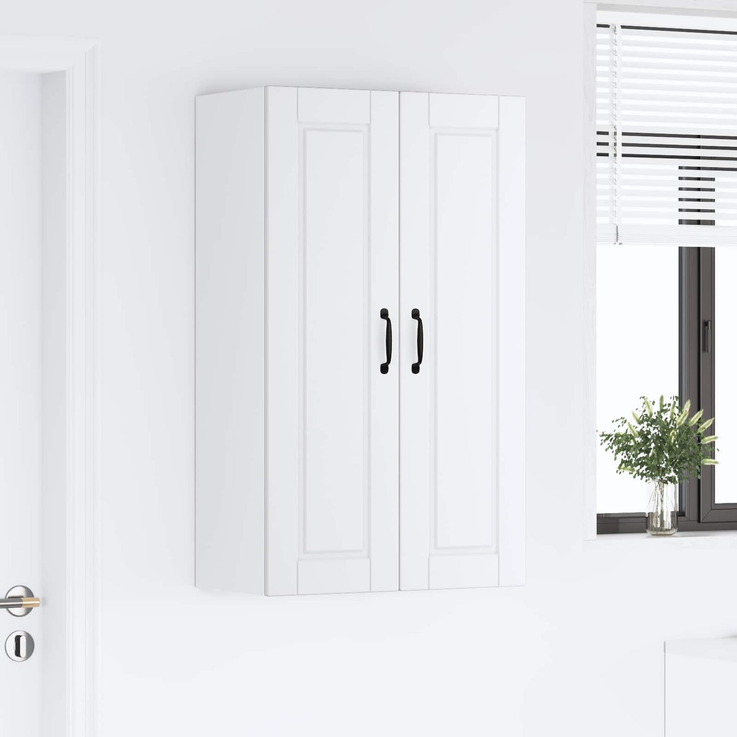 vidaXL Ντουλάπα Κουζίνας Λευκό 60 x 31 x 100 εκ. Επεξεργασμένο ξύλο