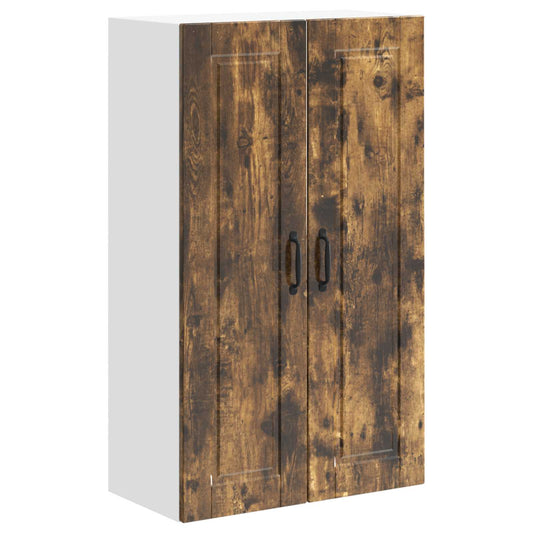 vidaXL Ντουλάπα Κουζίνας με ράφι Καπνιστό Δρύς 60 x 31 x 100 εκ.