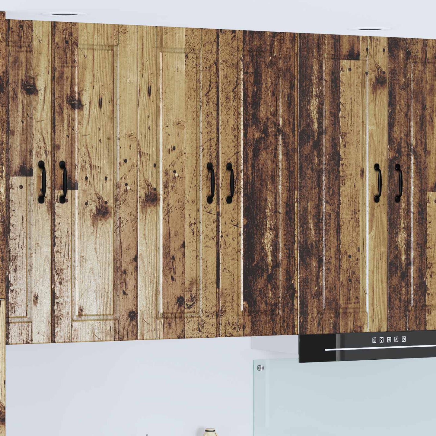 vidaXL Ντουλάπα Κουζίνας με ράφι με πόρτα Παλιό ξύλο 60 x 31 x 100 εκ.