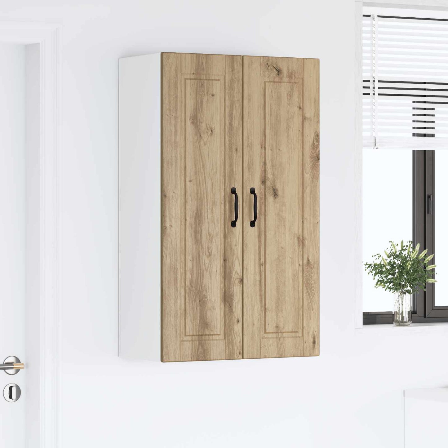 vidaXL Ντουλάπα Κουζίνας με ράφι Artisan Oak 60 x 31 x 100 εκ.