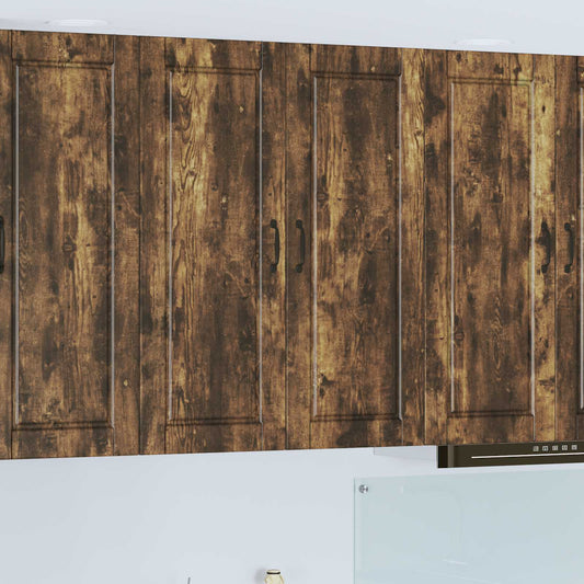 vidaXL Ντουλάπα Κουζίνας με ράφι Καπνιστό Δρύς 80 x 31 x 100 εκ.