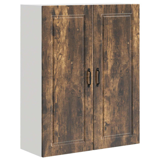 vidaXL Ντουλάπα Κουζίνας με ράφι Καπνιστό Δρύς 80 x 31 x 100 εκ.