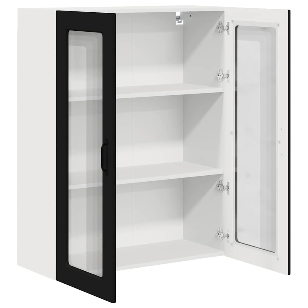 vidaXL Ντουλάπα Κουζίνας Μαύρο 80 x 31 x 100 εκ. Επεξεργασμένο ξύλο