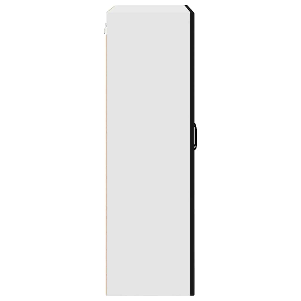 vidaXL Ντουλάπα Κουζίνας Μαύρο 80 x 31 x 100 εκ. Επεξεργασμένο ξύλο