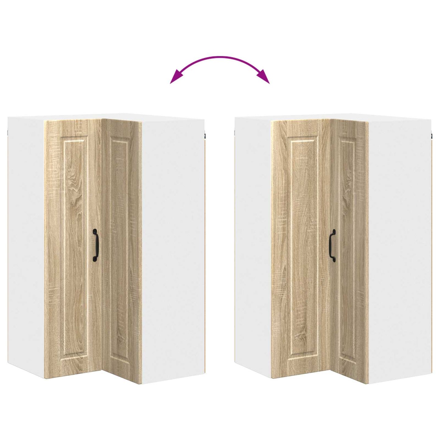 vidaXL Ντουλάπα Κουζίνας με ράφι Δρύς Sonoma 57 x 57 x 100 εκ.