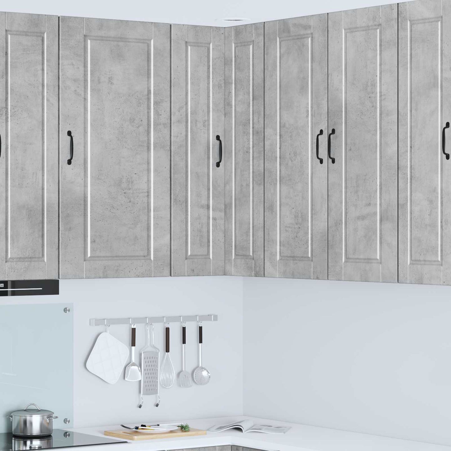 vidaXL Ντουλάπα Κουζίνας με ράφι Σκυρόδεμα Γκρι 57 x 57 x 100 εκ.