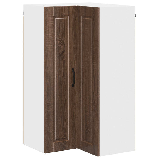 vidaXL Ντουλάπα Κουζίνας με ράφι Επιτοίχιο Καφέ δρυς 57 x 57 x 100 εκ.