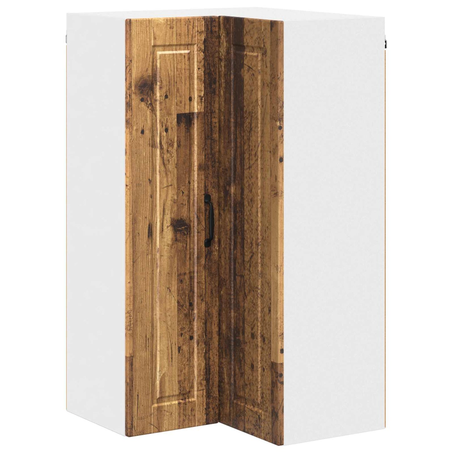 vidaXL Ντουλάπα Κουζίνας με ράφι με πόρτα Παλιό ξύλο 57 x 57 x 100 εκ.