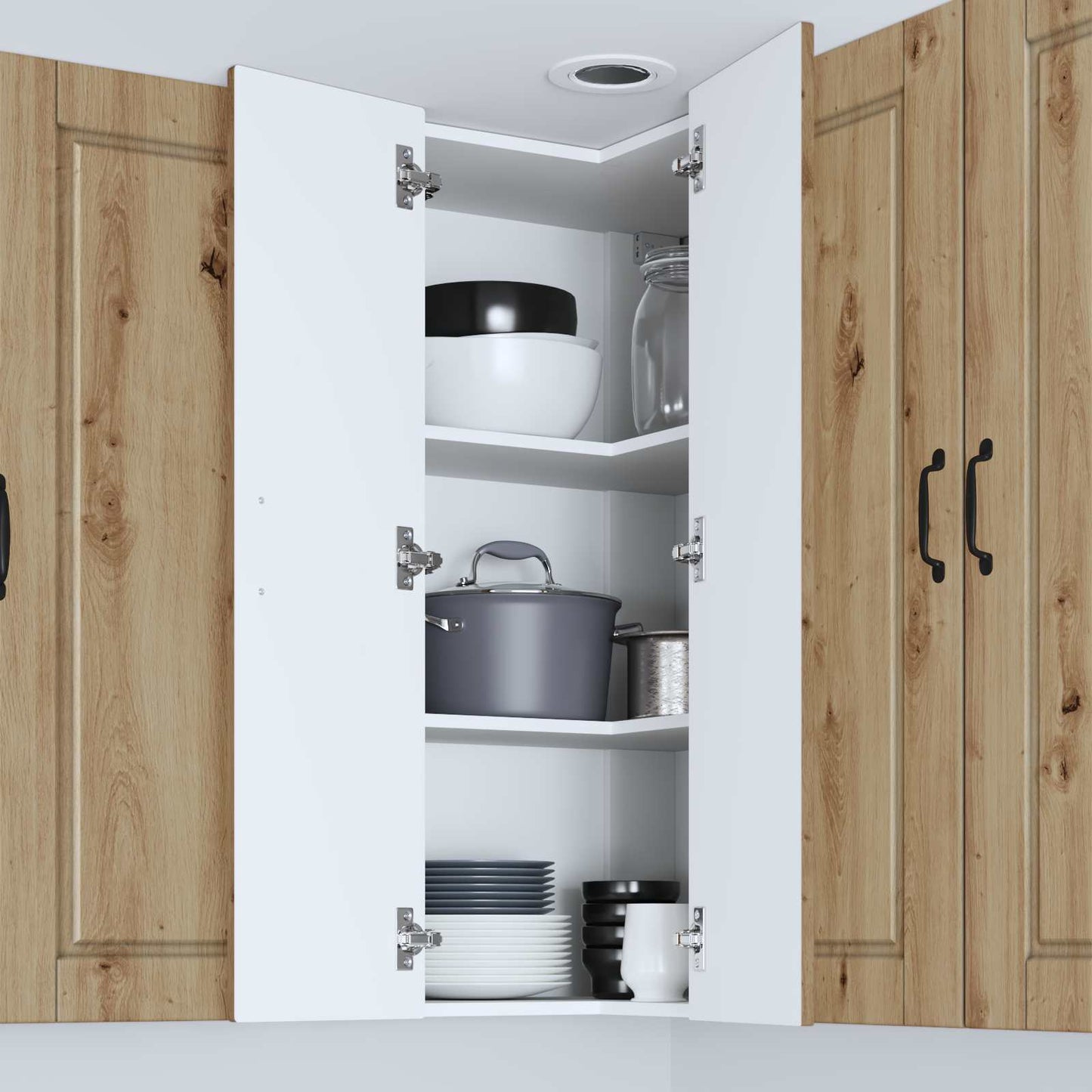 vidaXL Ντουλάπα Κουζίνας με ράφι Artisan Oak 57 x 57 x 100 εκ.