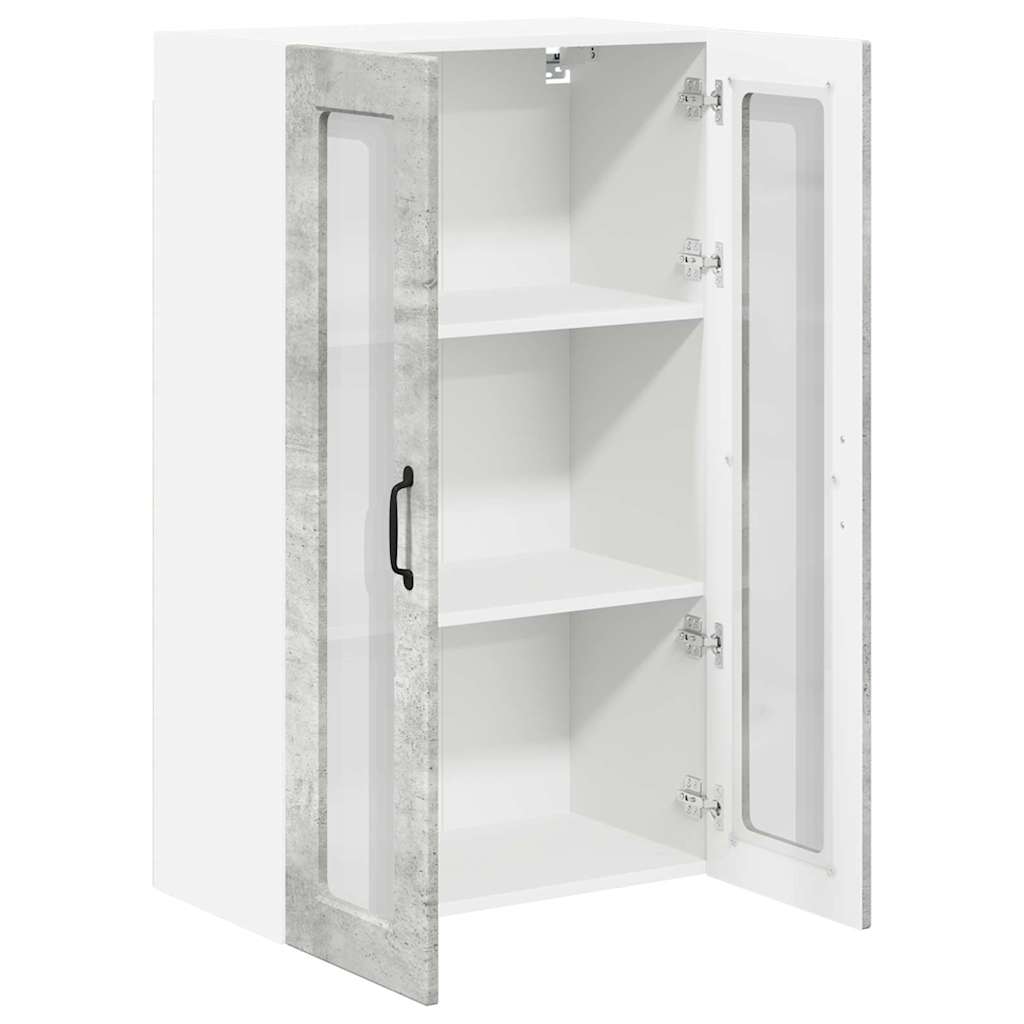 vidaXL Ντουλάπα Κουζίνας με ράφι Σκυρόδεμα Γκρι 60 x 31 x 100 εκ.