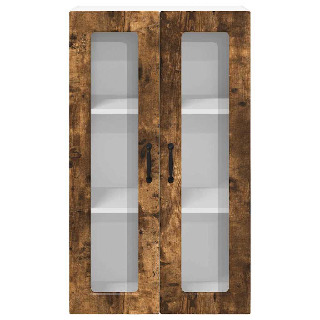 vidaXL Ντουλάπα Κουζίνας με ράφι Καπνιστό Δρύς 60 x 31 x 100 εκ.