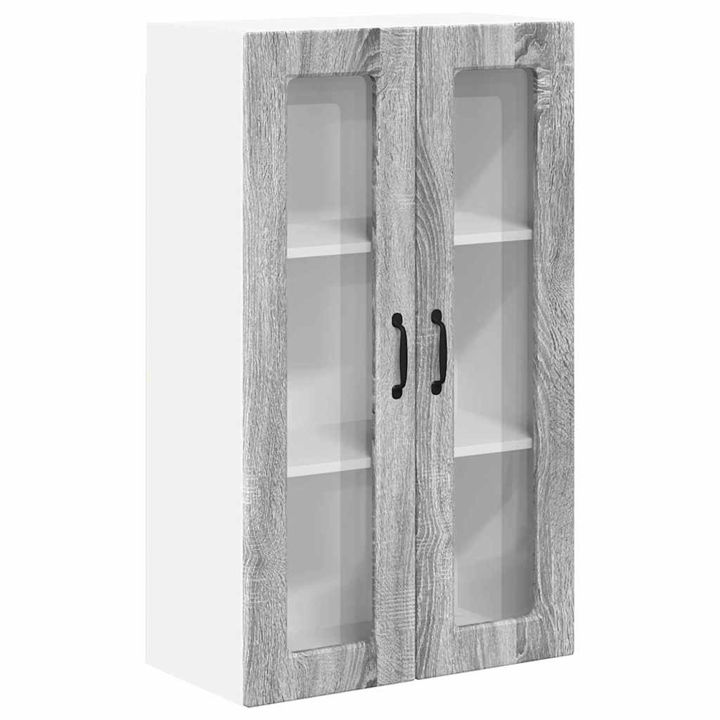 vidaXL Ντουλάπα Κουζίνας με ράφι Γκρίζο Σονομα 60 x 31 x 100 εκ.