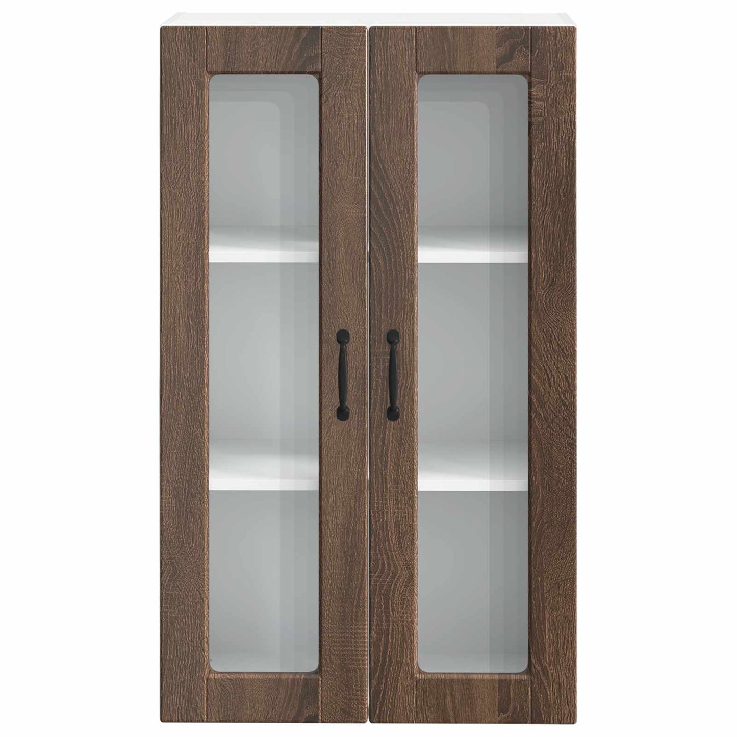 vidaXL Ραφιέρα τοίχου PORTO Καφέ δρυς 60 x 31 x 100 εκ.