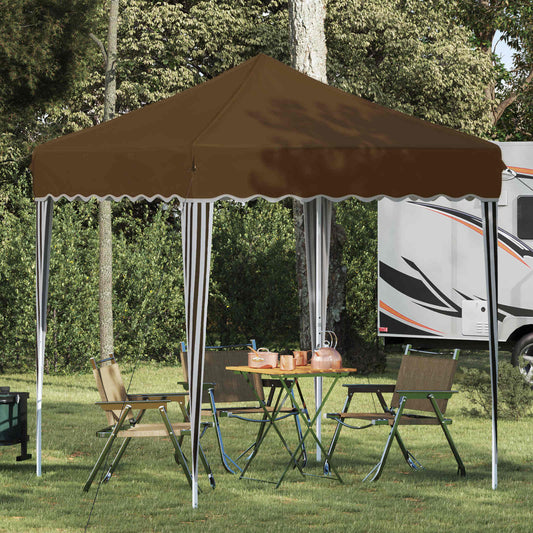 vidaXL Αυτοσχέδιο Μόρφωση Taupe 195 x 195 x 245 εκ. Ύφασμα Όξφορντ